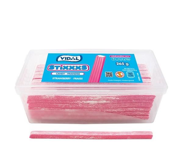 Vidal Strawberry Stixxxs Tub - 265g (9)
