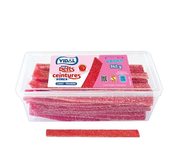 Vidal Strawberry Belts Tub - 265g (9)(40401)