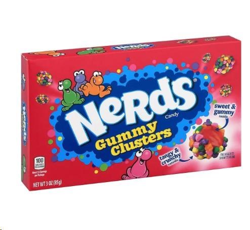 Nerds Gummy Clusters Rainbow 85g - 12/BOX