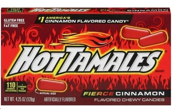 Mike & Ike Hot Tamales Theatre Box 120g - 12/BOX