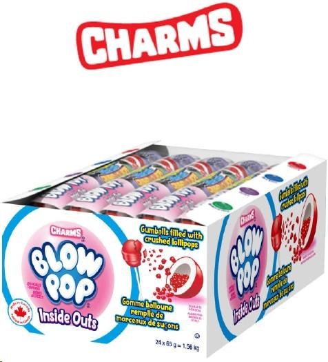 Blow Pop Inside out B.G Tube - 24/BOX (6) (27248)