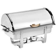 Chafer, 9Qt, Roll Top Economy, Stainless Steel (18/8) - 24.3â€ x 14.5â€ x 15.5â€ - SOLD BY SET - (1) (05135)