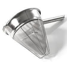 Bouillon Strainer Extra Fine Mesh 9" (05415) - Sold By Each