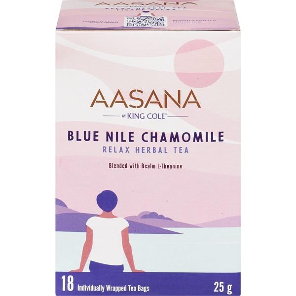 Aasana Blue Nile Chamomile Relax Herbal Tea - 18ct (6) (08202)
