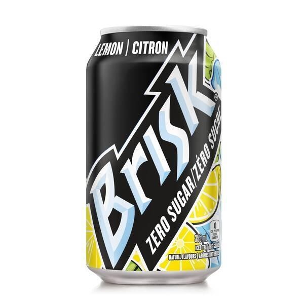 CAN- Brisk Zero Sugar with Lemon - 12 x 355ml (PEPSI)- Sold by Case (10034)
