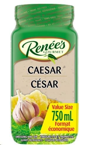 Renee's Creamy Caesar Dressing 750ml