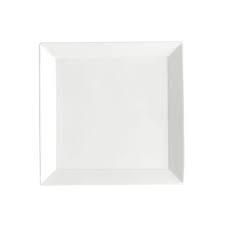 Foundation Porcelain Wide Rim Square Plate 8.5"  - Sold By Dozen