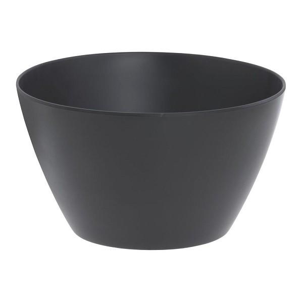 Cozy and Trendy Black Melamine Bowl 7" - sold by each