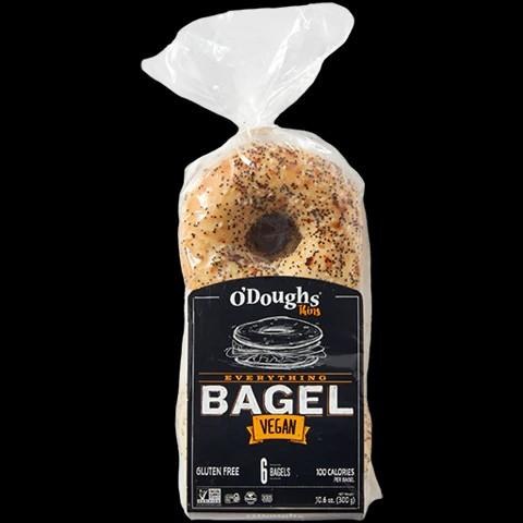O'DOUGHS Everything Bagel Gluten Free - 6/PKG - SOLD BY PKG - (6) (EVRTHN)
