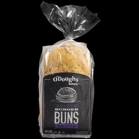 O'DOUGHS Deluxe Burger Buns Gluten Free - 4/PKG - SOLD BY PKG - (6) (00074)
