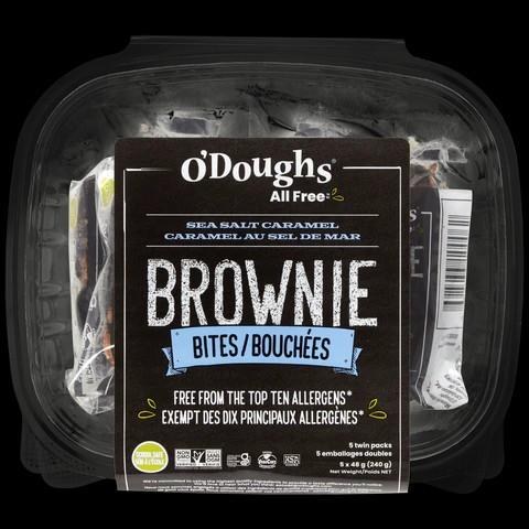 O'DOUGHS Double Chocolate Brownie Bites Gluten Free - 240g - (6) (10001) (10000)