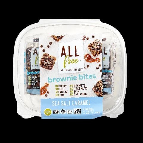 O'DOUGHS Sea Salt Caramel Brownie Bites Gluten Free - 240g - (6) (10005) (10004)