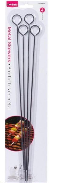 4 Pieces 15 Inch Chrome Skewers (12)(80429)