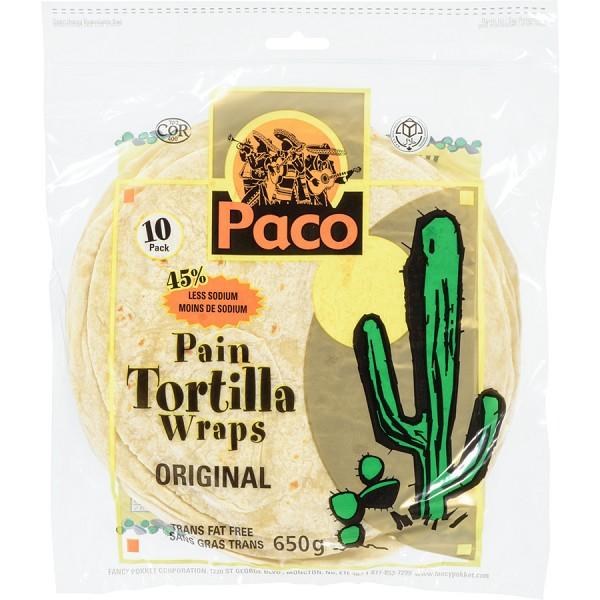 Paco 7" White Tortilla - 10/PKG (18) (00201)