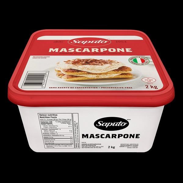 Saputo Mascarpone Cheese - 2 x 2KG (50579)