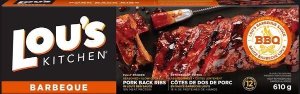 Lou's Texas Hand Cuts BBQ Ribs - 680g (12) (11130)