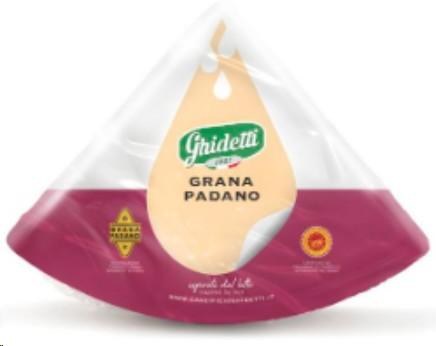 Ghidetti Parmesan Cheese Wheel (1/4 wheel per case) - SOLD BY KG (by case)