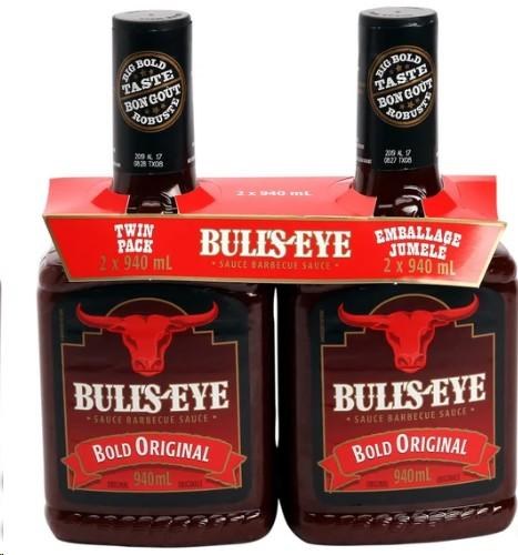 Bull's-Eye Original Barbecue Sauce, 2Ã—940 mL (08007)