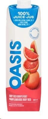 Oasis Ruby Red Grapefruit Juice - 960ml (12) (03133)