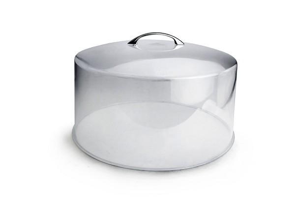 Omcan Cake Dome Clear Plastic w/ chrome handle- Sold By each