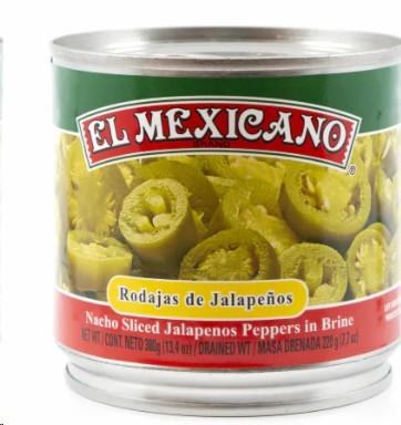 El Mexicano Slice Jalapeno 12 Oz (12) (23025)