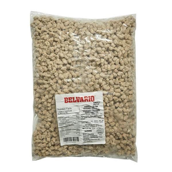Belvario Small Cooked Italian Sausage Crumbles - 2 x 2.27KG