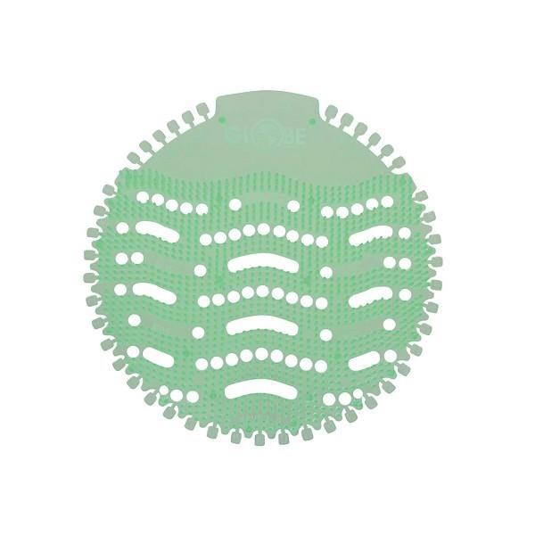 Globe Anti-Splash Urinal Screen - Green Apple