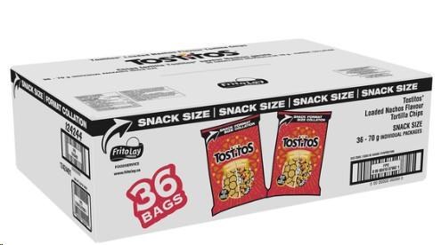 Tostitos BSR Loaded Nacho 36 Bag 70G (07962)