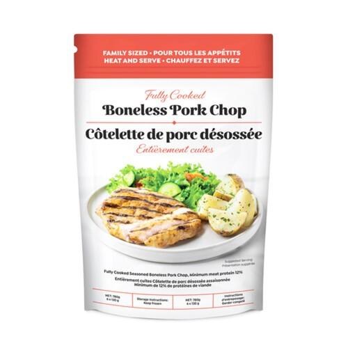 Fully Cooked Boneless Pork Chop 6x114g (8) (08506)