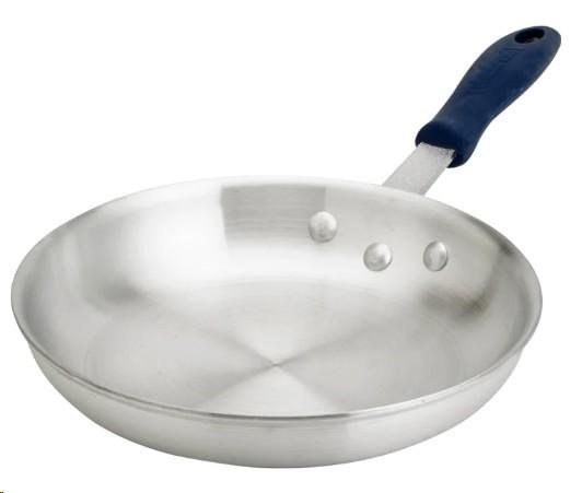 Frying Pan, Stainless Steel, Heavy Duty, Silicone Grip, 10" - SOLD BY EACH (14810)