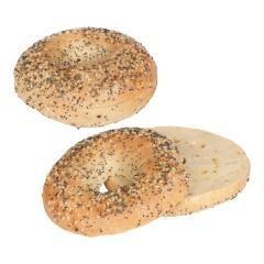 La Francaise Sliced Everything Bagels - 50 x 99g (20517)