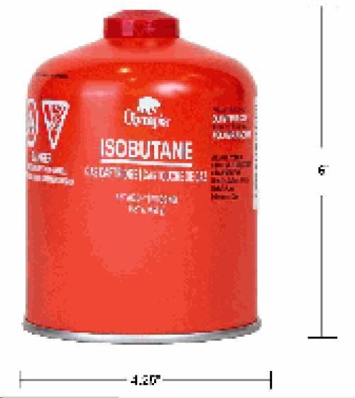 OLYMPIA Isobutane/ Propane Fuel Canister  - 450G (Sold By Each) - (32581) (12)