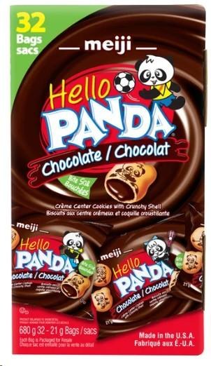 Hello Panda Chocolate CrÃ¨me Filled Cookies, 32 Ã— 21g (70071)