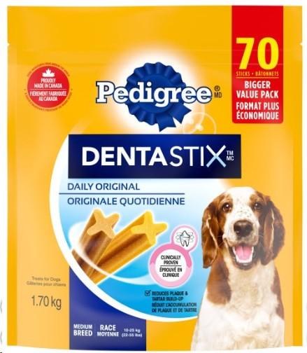 Pedigree DentaStix 1.70kg - 70ct (50098)