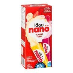 Iogo Nano Strawberry/Raspberry/Banana Yogurt Tube 1.5% 60g - 8 x 8/PKG (34003)
