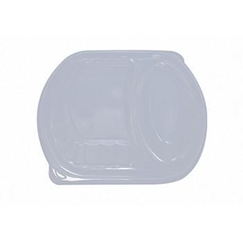 Large Mealmaster Plastic Dome Lid For 2 Compartment Tray - 250/cs (PP322CLID)