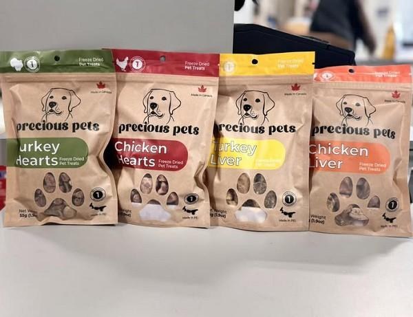 Precious Pets Freeze Dried Turkey Hearts 55g (92064)