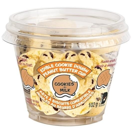 Cookies N Milk Peanut Butter Cup Edible Cookie Dough - 102g (12)