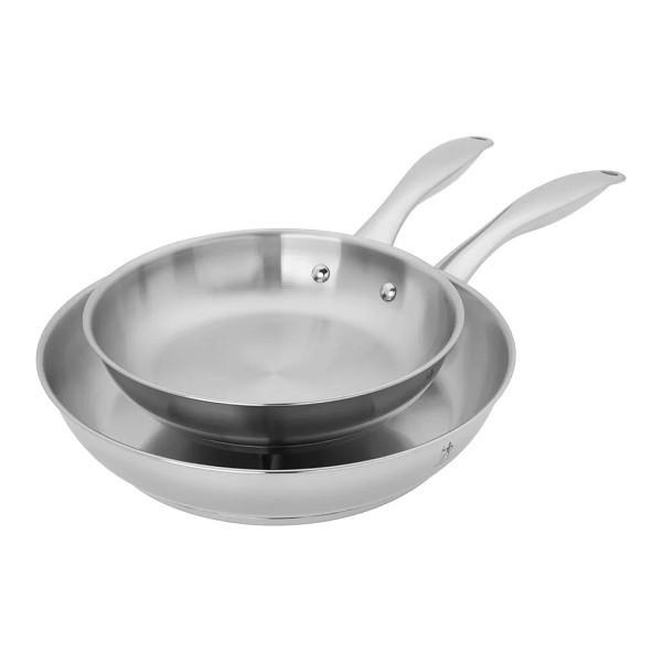 Aragon Stainless Steel 2pc Fry Pan Set (68375) Holiday Promo
