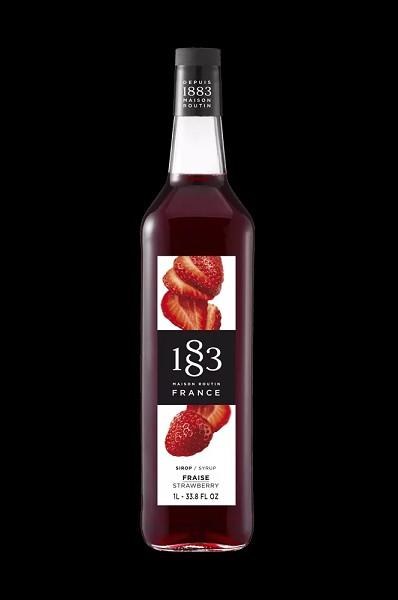 1883 Strawberry Flavored Syrup - 1L (04385) (05423)