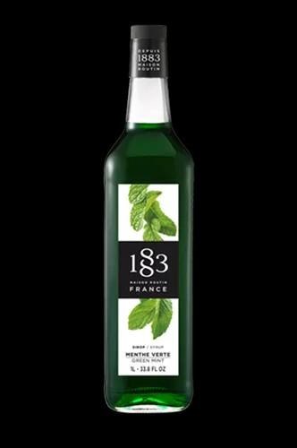 1883 Green Mint Flavored Syrup - 1L (04380)