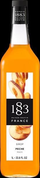 1883 Peach Flavored Syrup - 1L (06124) (06123)