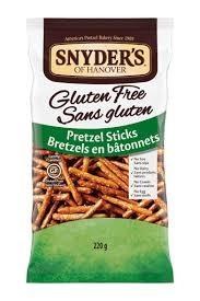 Snyders Gluten Free Pretzel Sticks - 220g (12)(09284)
