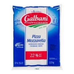 Galbani Pizza Mozzarella Lactose Free 21% Shred - 2.27KG (4) (35062)