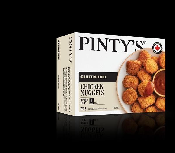 Pinty's Gluten Free Chicken Nuggets Fully Cooked â€“ w/Plum Sauce - 790g (6) (63590)