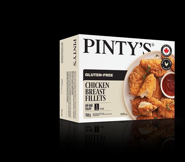 Pinty's Gluten Free Breaded Chicken Breast Fillet Uncooked â€“ w/Plum Sauce - 750g (6)