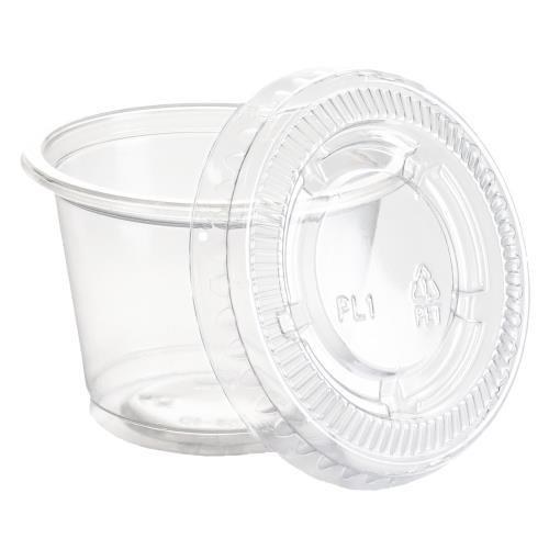 Premier Essentials - Lid - For 1oz Plastic Portion Cup - 100/SLV - SOLD BY SLV - (25) (80360)