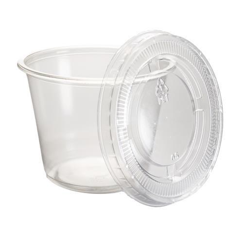 Premier Essentials Lid - For 3.25-5.5oz Plastic Portion Cup - 100/SLV (25) (80362)