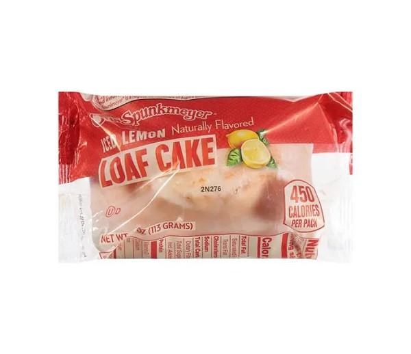 Otis Spunkmeyer Iced Lemon Loaf Cake Ind Wrapped - 24 x 4oz (97164)