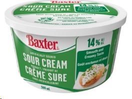 Baxter 14% Sour Cream - 500ml